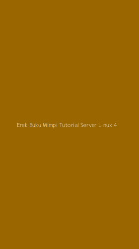 Tampilan Antarmuka Aplikasi Erek Buku Mimpi Tutorial Server Linux - 4