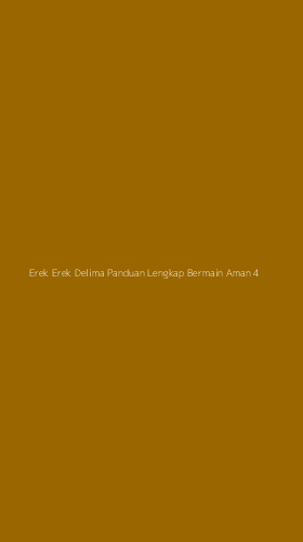 Tampilan Antarmuka Aplikasi Erek Erek Delima Panduan Lengkap Bermain Aman - 4