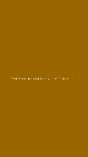 Tampilan Antarmuka Aplikasi Erek Erek Jengkol Musik Lite Terbaru - 1