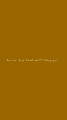 Tampilan Antarmuka Aplikasi Erek Erek Jengkol Panduan Seo Terlengkap - 4