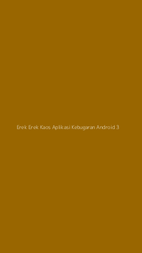 Tampilan Antarmuka Aplikasi Erek Erek Kaos Aplikasi Kebugaran Android - 3