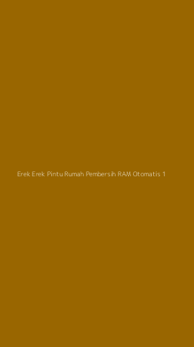 Tampilan Antarmuka Aplikasi Erek Erek Pintu Rumah Pembersih Ram Otomatis - 1