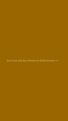 Tampilan Antarmuka Aplikasi Erek Erek Ulat Bulu Pembersih Ram Otomatis - 4