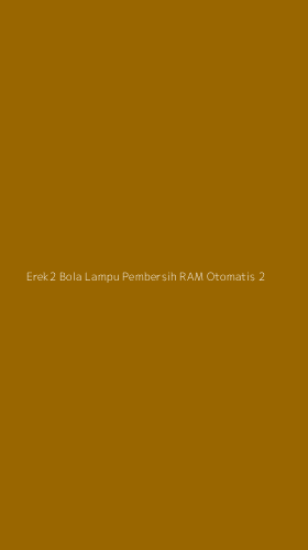 Tampilan Antarmuka Aplikasi Erek2 Bola Lampu Pembersih Ram Otomatis - 2