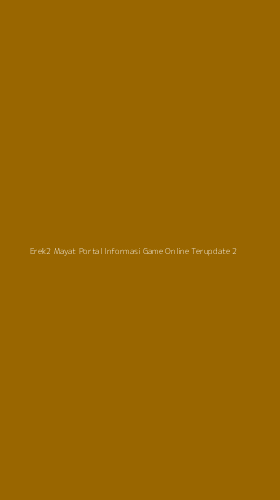 Tampilan Antarmuka Aplikasi Erek2 Mayat Portal Informasi Game Online Terupdate - 2