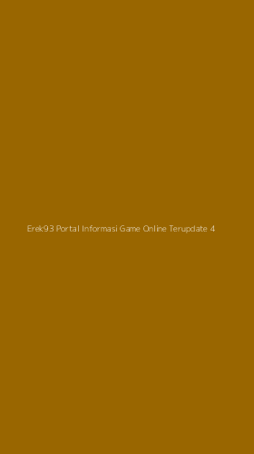 Tampilan Antarmuka Aplikasi Erek93 Portal Informasi Game Online Terupdate - 4