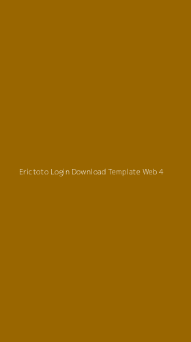 Tampilan Antarmuka Aplikasi Erictoto Login Download Template Web - 4