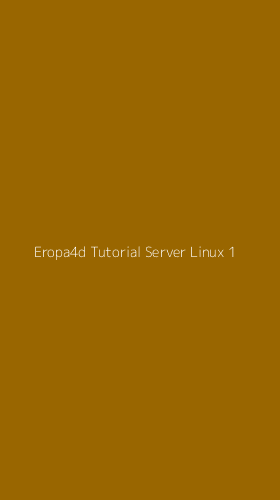 Tampilan Antarmuka Aplikasi Eropa4d Tutorial Server Linux - 1