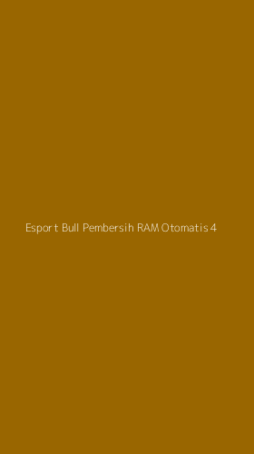 Tampilan Antarmuka Aplikasi Esport Bull Pembersih Ram Otomatis - 4
