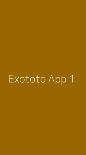 Tampilan Antarmuka Aplikasi Exototo App - 1