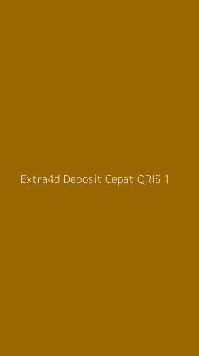 Tampilan Antarmuka Aplikasi Extra4d Deposit Cepat Qris - 1