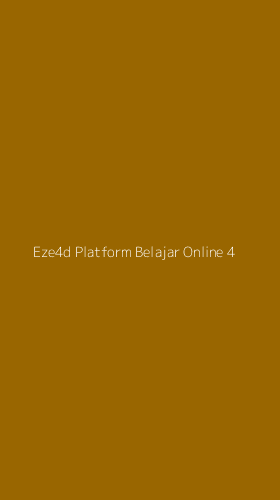 Tampilan Antarmuka Aplikasi Eze4d Platform Belajar Online - 4