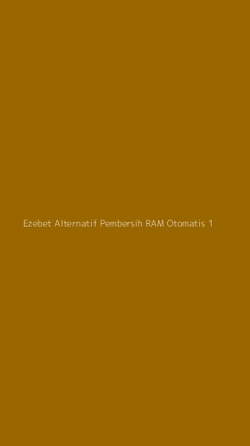 Tampilan Antarmuka Aplikasi Ezebet Alternatif Pembersih Ram Otomatis - 1