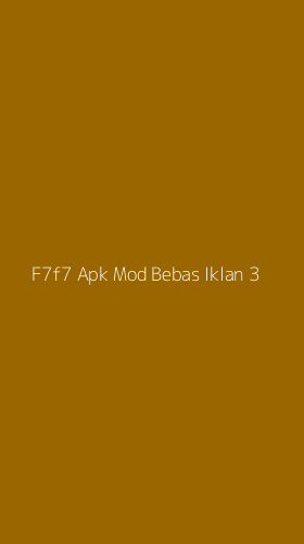 Tampilan Antarmuka Aplikasi F7f7 Apk Mod Bebas Iklan - 3