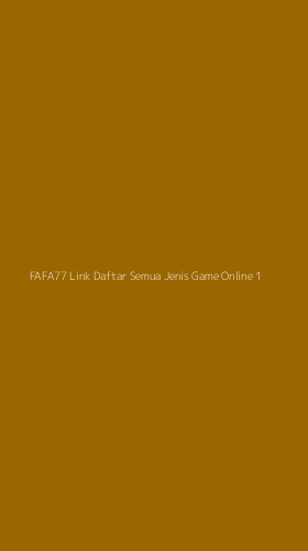 Tampilan Antarmuka Aplikasi Fafa77 Link Daftar Semua Jenis Game Online - 1
