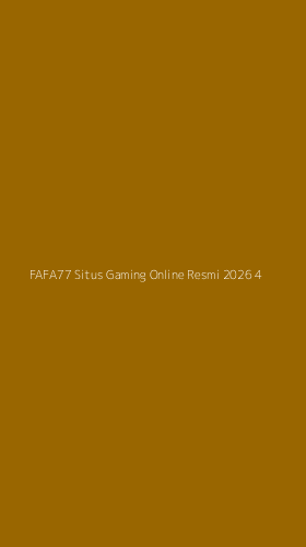 Tampilan Antarmuka Aplikasi Fafa77 Situs Gaming Online Resmi 2026 - 4