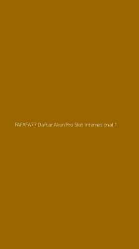 Tampilan Antarmuka Aplikasi Fafafa77 Daftar Akun Pro Slot Internasional - 1