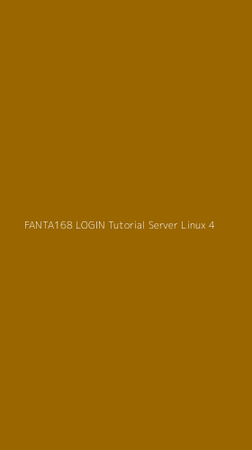 Tampilan Antarmuka Aplikasi Fanta168 Login Tutorial Server Linux - 4