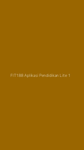 Tampilan Antarmuka Aplikasi Fit188 Aplikasi Pendidikan Lite - 1