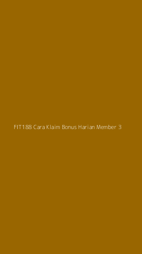 Tampilan Antarmuka Aplikasi Fit188 Cara Klaim Bonus Harian Member - 3