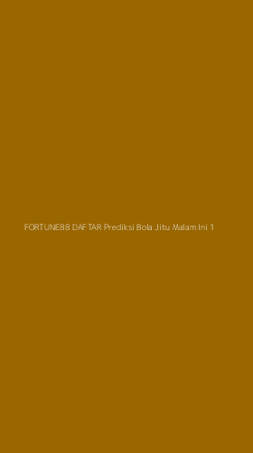 Tampilan Antarmuka Aplikasi Fortune88 Daftar Prediksi Bola Jitu Malam Ini - 1
