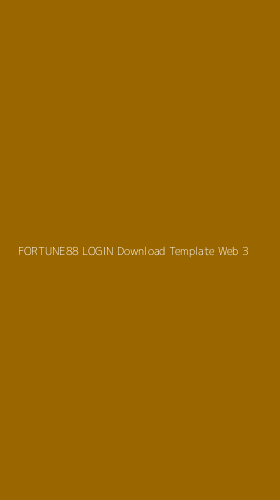 Tampilan Antarmuka Aplikasi Fortune88 Login Download Template Web - 3