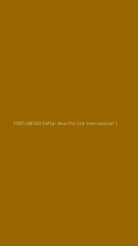 Tampilan Antarmuka Aplikasi Fortunes88 Daftar Akun Pro Slot Internasional - 1
