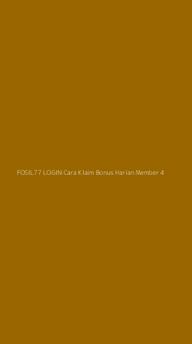 Tampilan Antarmuka Aplikasi Fosil77 Login Cara Klaim Bonus Harian Member - 4