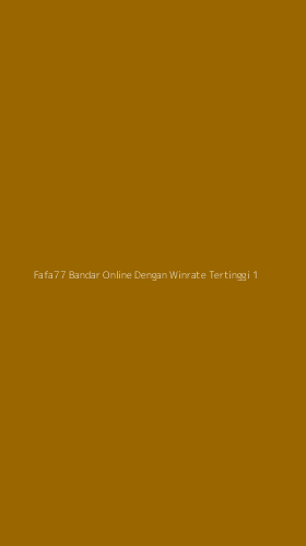 Tampilan Antarmuka Aplikasi Fafa77 Bandar Online Dengan Winrate Tertinggi - 1