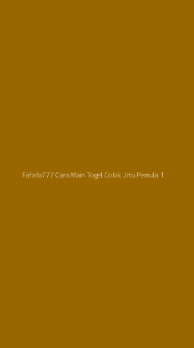 Tampilan Antarmuka Aplikasi Fafafa777 Cara Main Togel Colok Jitu Pemula - 1
