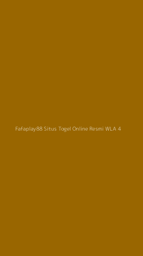 Tampilan Antarmuka Aplikasi Fafaplay88 Situs Togel Online Resmi Wla - 4