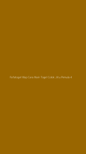 Tampilan Antarmuka Aplikasi Fafatogel Wap Cara Main Togel Colok Jitu Pemula - 4