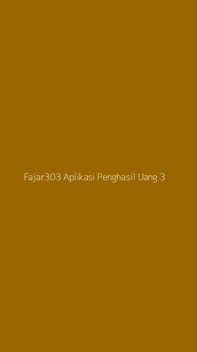 Tampilan Antarmuka Aplikasi Fajar303 Aplikasi Penghasil Uang - 3