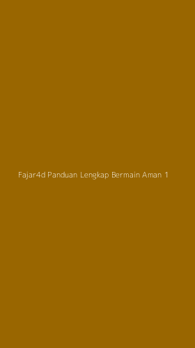 Tampilan Antarmuka Aplikasi Fajar4d Panduan Lengkap Bermain Aman - 1