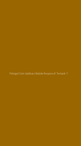 Tampilan Antarmuka Aplikasi Fbtogel Com Aplikasi Mobile Responsif Terbaik - 1