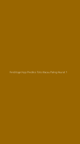 Tampilan Antarmuka Aplikasi Fenditogel App Prediksi Toto Macau Paling Akurat - 1