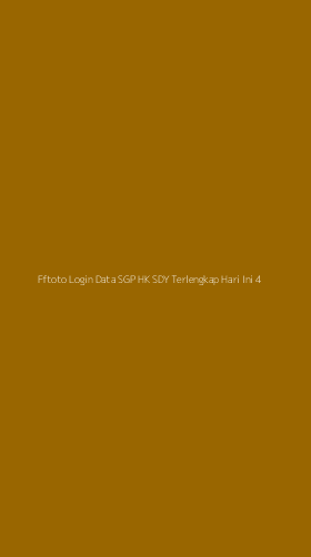 Tampilan Antarmuka Aplikasi Fftoto Login Data Sgp Hk Sdy Terlengkap Hari Ini - 4