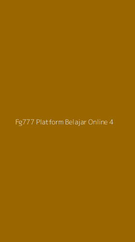 Tampilan Antarmuka Aplikasi Fg777 Platform Belajar Online - 4