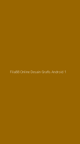 Tampilan Antarmuka Aplikasi Fila88 Online Desain Grafis Android - 1
