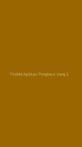 Tampilan Antarmuka Aplikasi Find4d Aplikasi Penghasil Uang - 2