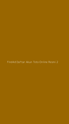 Tampilan Antarmuka Aplikasi Find4d Daftar Akun Toto Online Resmi - 2