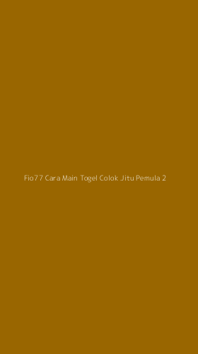Tampilan Antarmuka Aplikasi Fio77 Cara Main Togel Colok Jitu Pemula - 2
