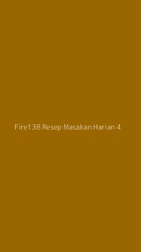Tampilan Antarmuka Aplikasi Fire138 Resep Masakan Harian - 4