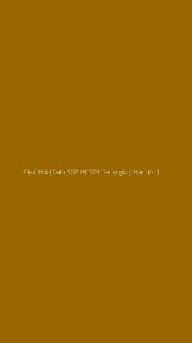 Tampilan Antarmuka Aplikasi Flexi Hoki Data Sgp Hk Sdy Terlengkap Hari Ini - 1