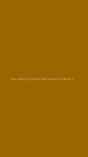 Tampilan Antarmuka Aplikasi Flow Gaming Link Alternatif Resmi Anti Blokir - 3