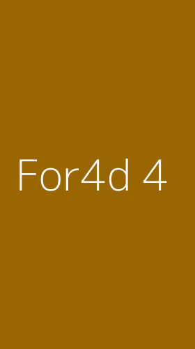 Tampilan Antarmuka Aplikasi For4d - 4