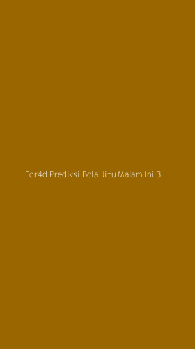 Tampilan Antarmuka Aplikasi For4d Prediksi Bola Jitu Malam Ini - 3