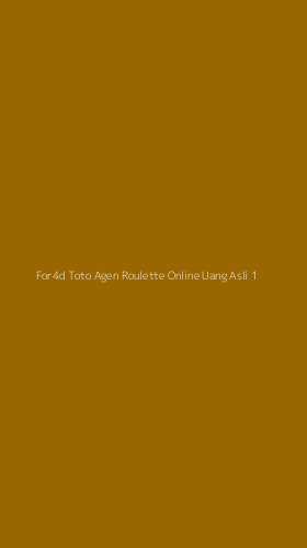 Tampilan Antarmuka Aplikasi For4d Toto Agen Roulette Online Uang Asli - 1