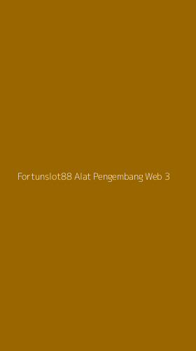 Tampilan Antarmuka Aplikasi Fortunslot88 Alat Pengembang Web - 3