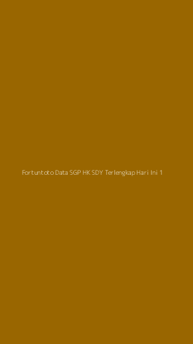 Tampilan Antarmuka Aplikasi Fortuntoto Data Sgp Hk Sdy Terlengkap Hari Ini - 1
